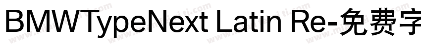 BMWTypeNext Latin Re字体转换